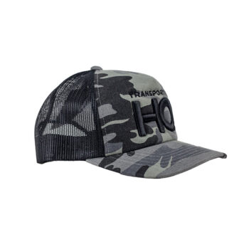 Transporter HQ - Retro Trucker Cap - Grey Camo