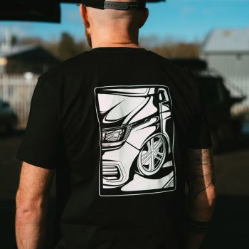 Transporter HQ - "Front Arch" T-Shirt - Black