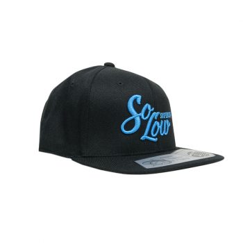 SoLow Suspension Premium Snap Back Cap in Black and Blue