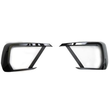 VW Transporter T6.1 - Raised Bumper Canard Trims - Gloss Black